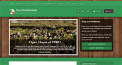 Desktop Screenshot of newworldorchids.com